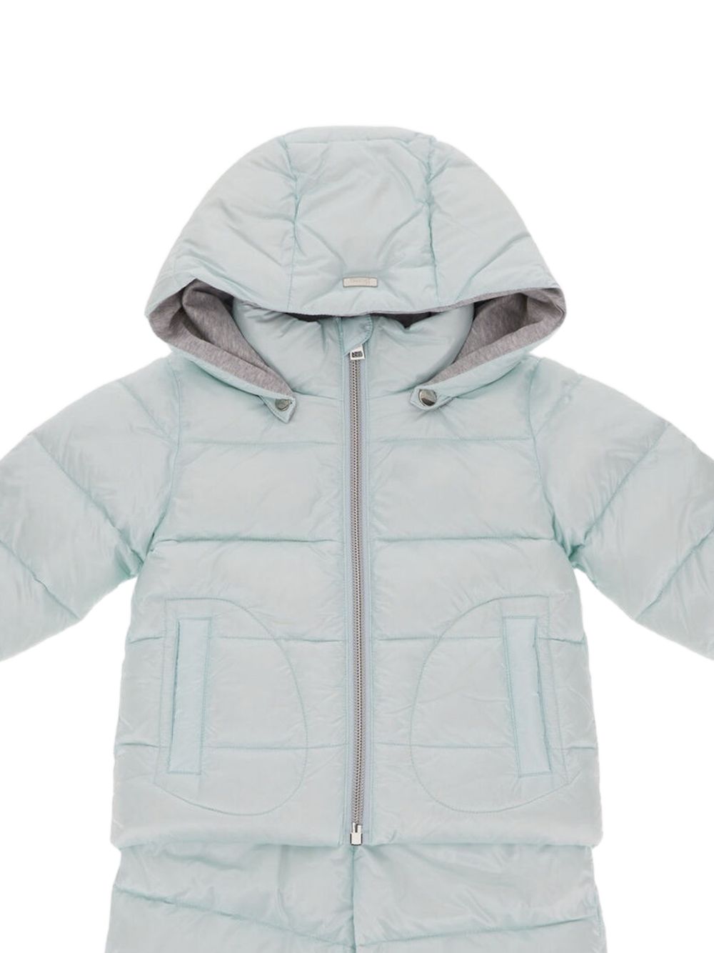Set imbottito per bambini Herno Kids azzurro con effetto trapuntato PI000009K12017Z 9041 HERNO KIDS