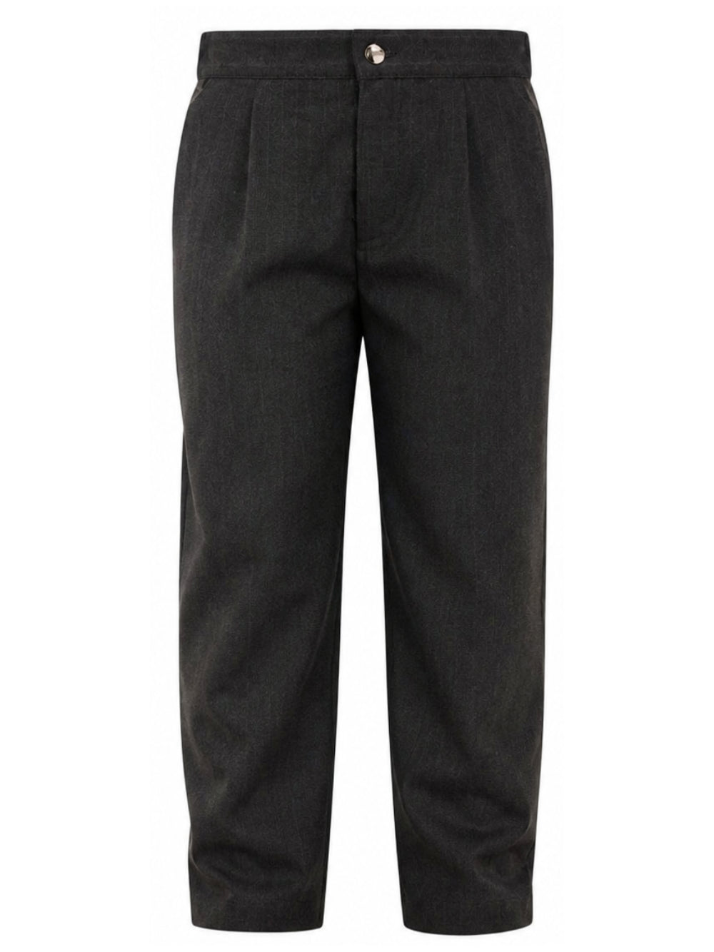Pantaloni per bambino Herno Kids grigio scuro con motivo gessato PT000006B129355 9487 HERNO KIDS