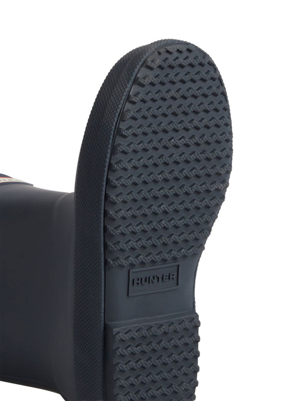 Stivali da pioggia per bambini Hunter Kids blu con patch logo sul davanti HFRK0032252 NVY HUNTER KIDS