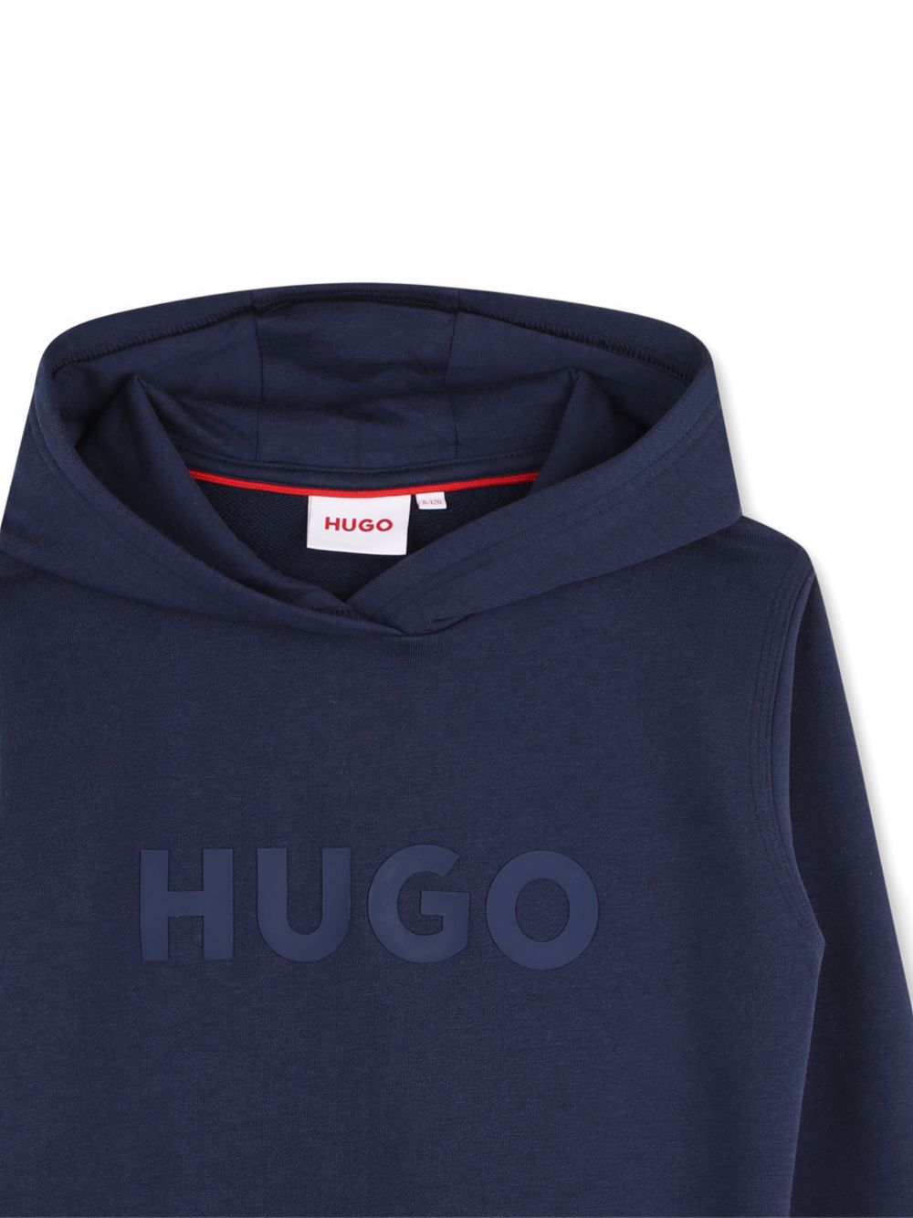 Felpa per bambino Hugo Kids blu con logo sul davanti G01231 85C Hugo KIDS