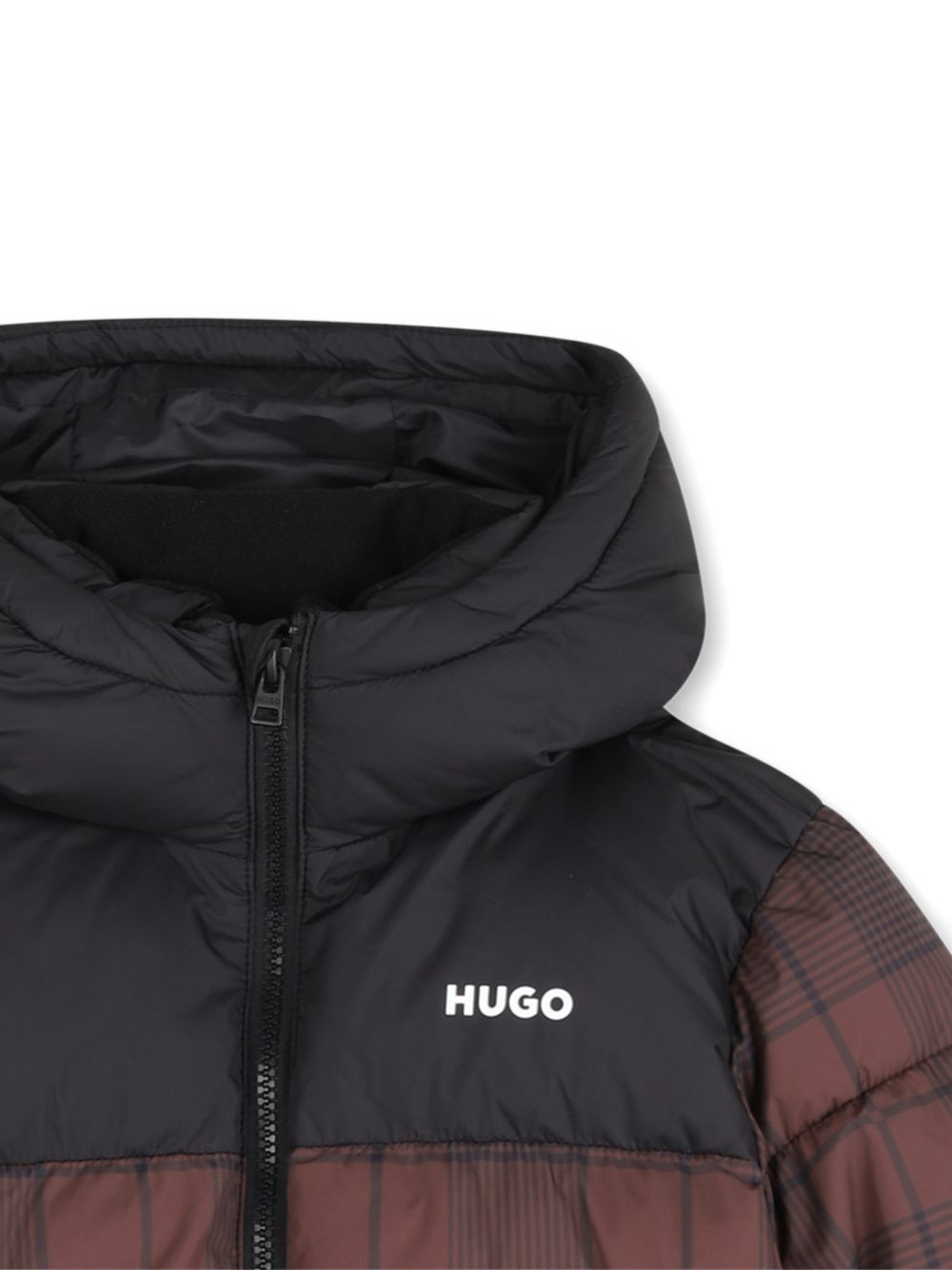 Giubbino per bambino Hugo Kids multicolore con design a quadri G01257 33G Hugo KIDS