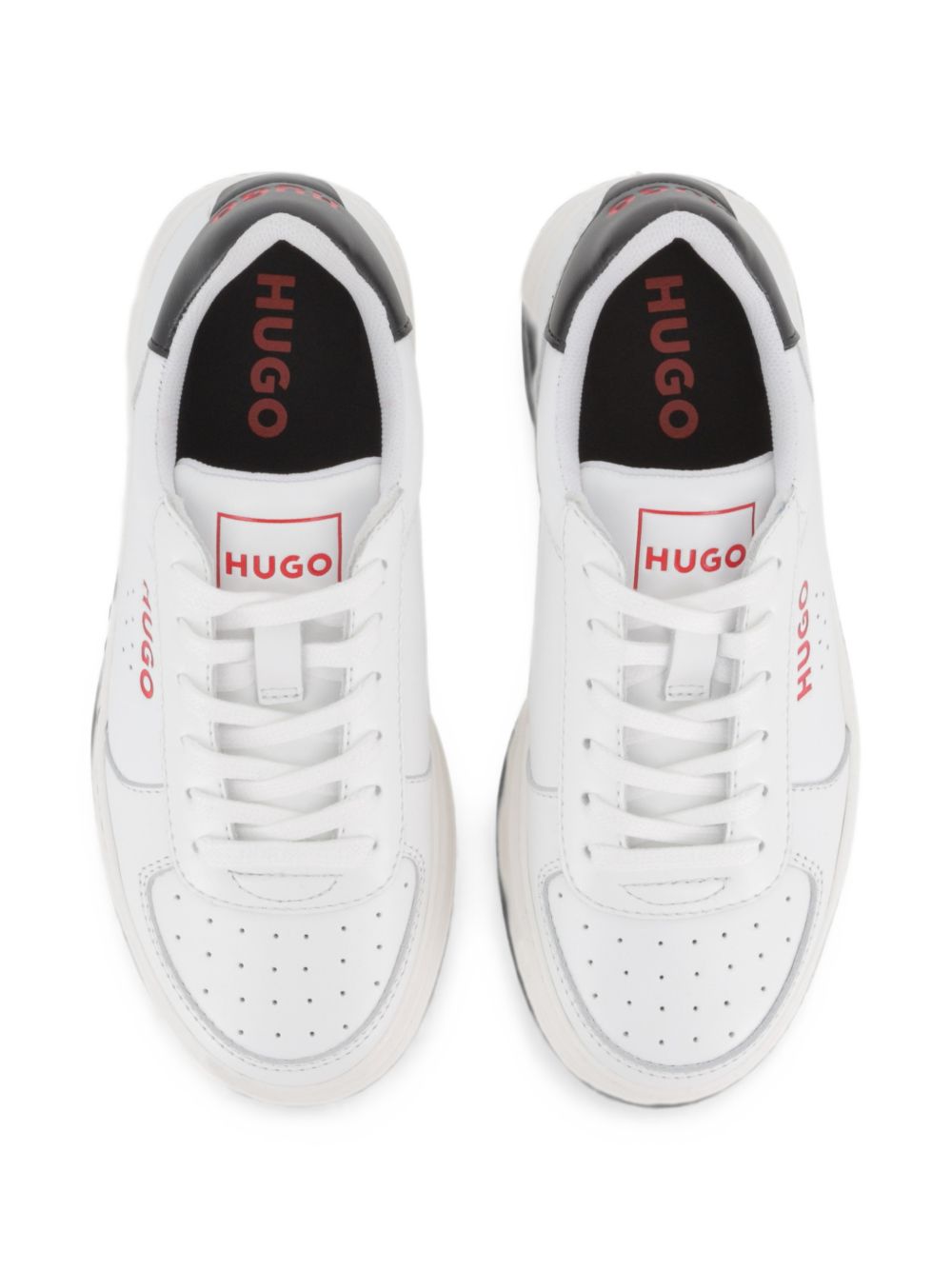Sneakers per bambino Hugo Kids bianche con logo laterale G01291 10P Hugo KIDS