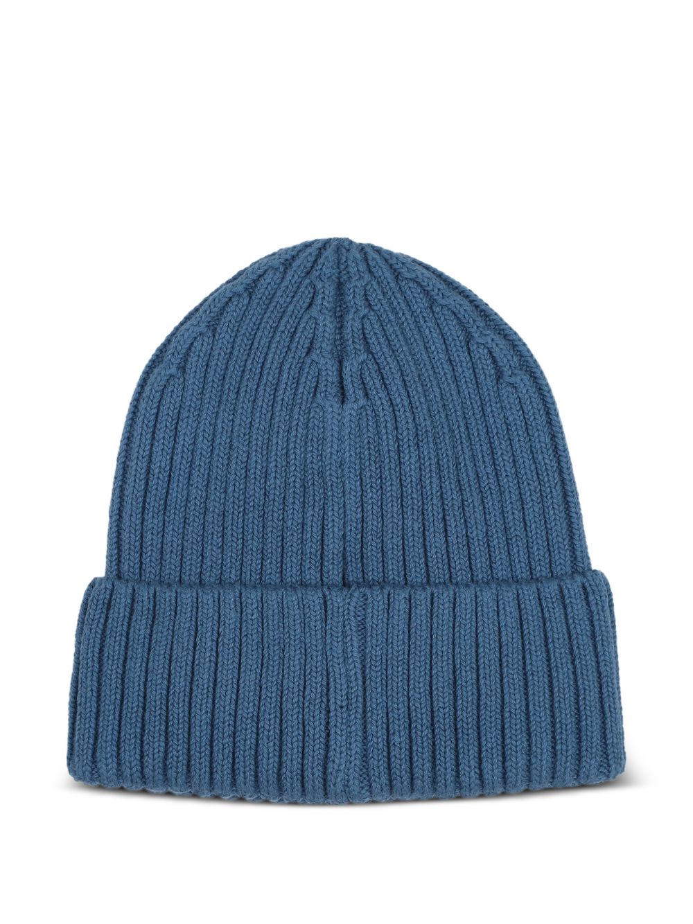 Berretto per bambino Hugo Kids blu a coste con applicazione G01314 836 Hugo KIDS