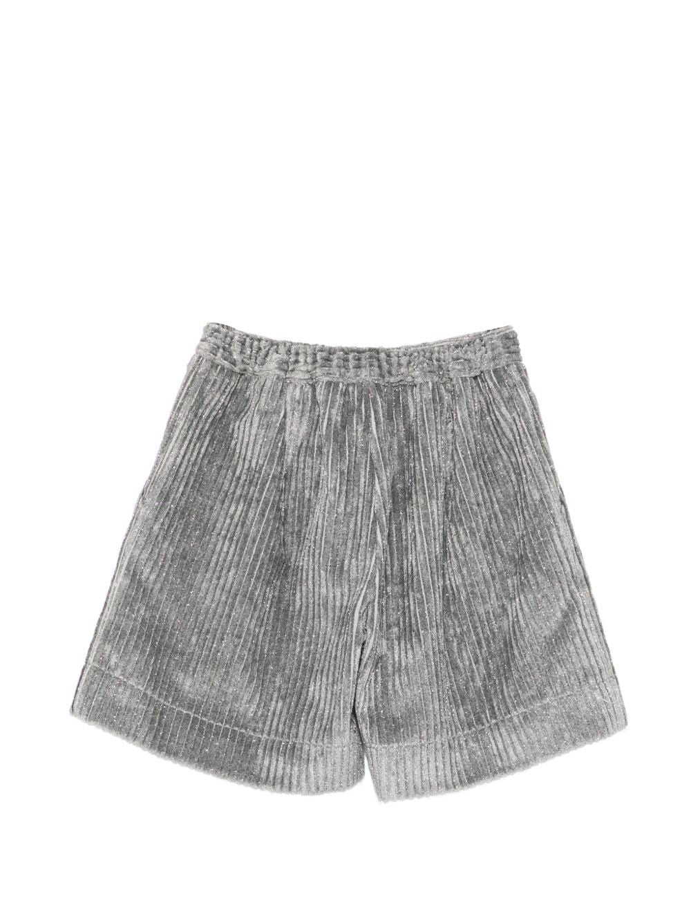 Shorts per bambina Il Gufo Kids grigio con motivo glitter A26GPB0001V0015 074 IL GUFO KIDS