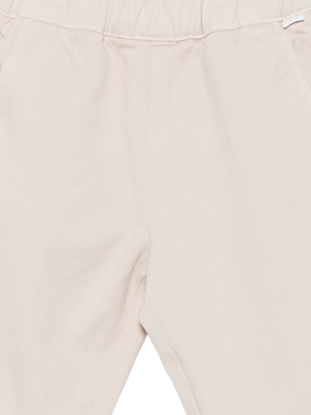 Pantaloni per neonato Il Gufo Kids beige in tessuto twill A26GPL0010C6072 112 IL GUFO KIDS