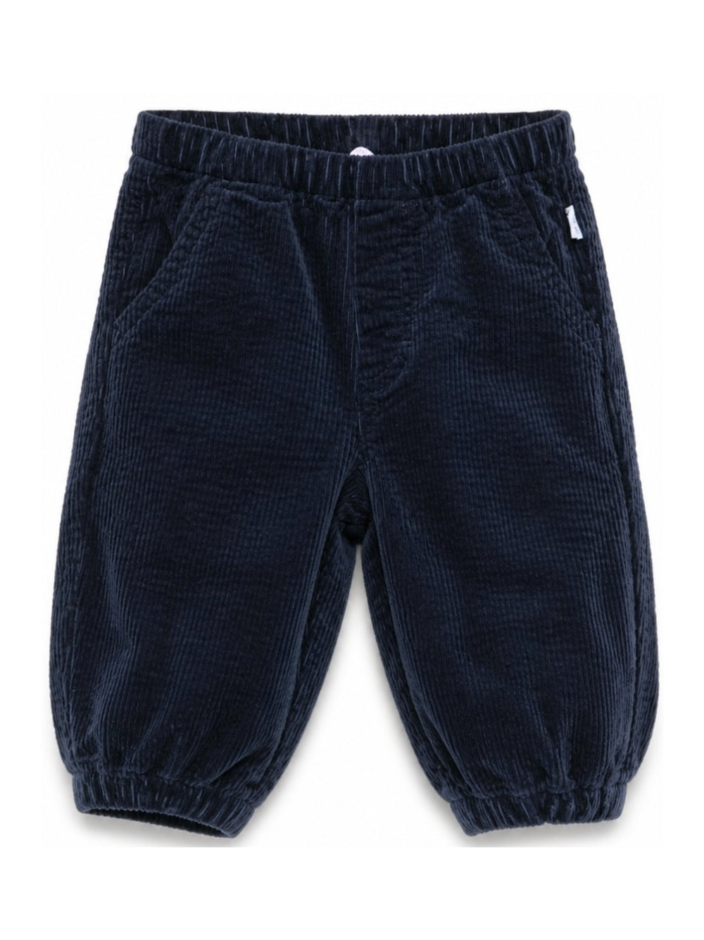 Pantaloni per neonato Il Gufo blu con motivo a coste A26GPL0015V6021 497 IL GUFO KIDS