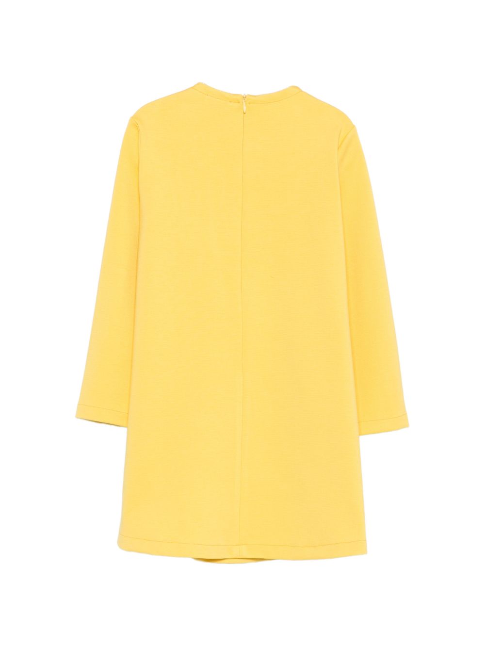 Abito per bambina Il Gufo Kids giallo con volant e dettaglio fiocco A26GVL0029M0041 223 IL GUFO KIDS