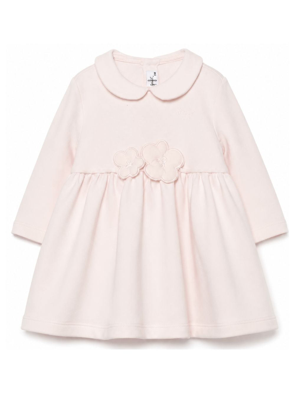 Abito per neonata Il Gufo Kids rosa con colletto alla Peter Pan A26GVL0037M0100 303 IL GUFO KIDS