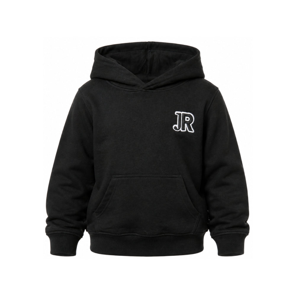 felpa per bambino John Richmond Junior nera con patch logo RBA26005FE BLACK JOHN RICHMOND KIDS