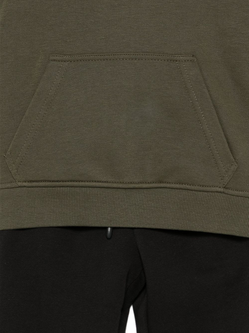 Completo felpa e pantaloni per bambino John Richmond Junior verde e nero con logo sul davanti RBA26007CF OLIVE JOHN RICHMOND KIDS