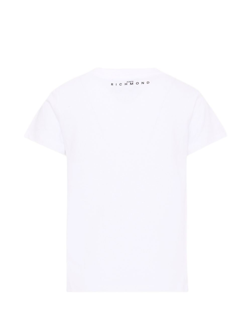 T-shirt per bambino John Richmond Kids bianca con logo sul davanti RBA26009TS WHITE JOHN RICHMOND KIDS