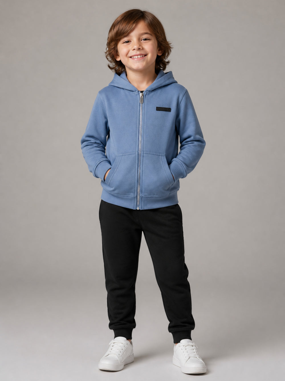 Tuta per bambino John Richmond Kids multicolore con patch logo sul davanti RBA26018CF AVION JOHN RICHMOND KIDS