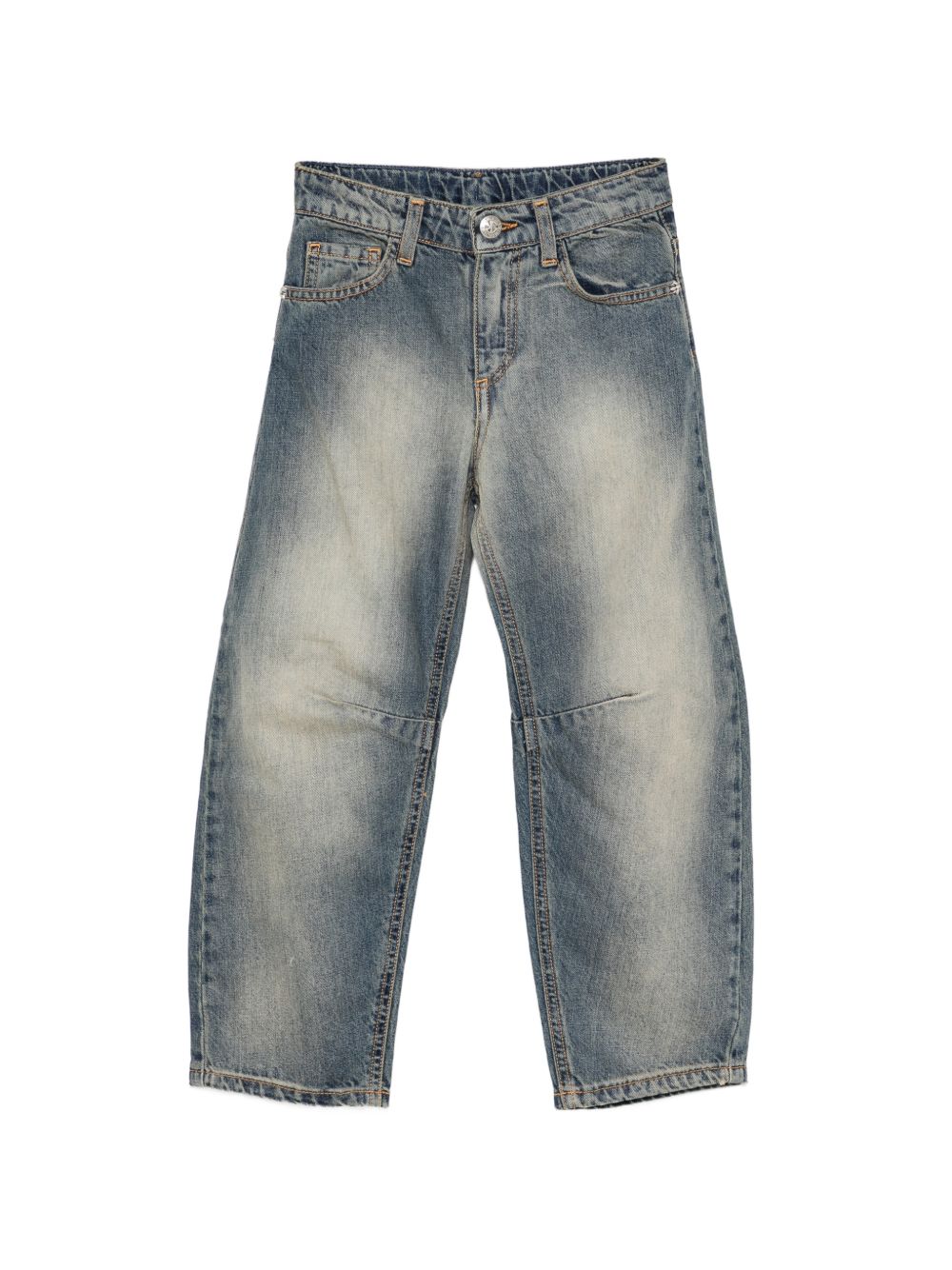 Jeans per bambino John Richmond Kids in denim con effetto sbiadito RBA26150JE DENIM DIRTY JOHN RICHMOND KIDS