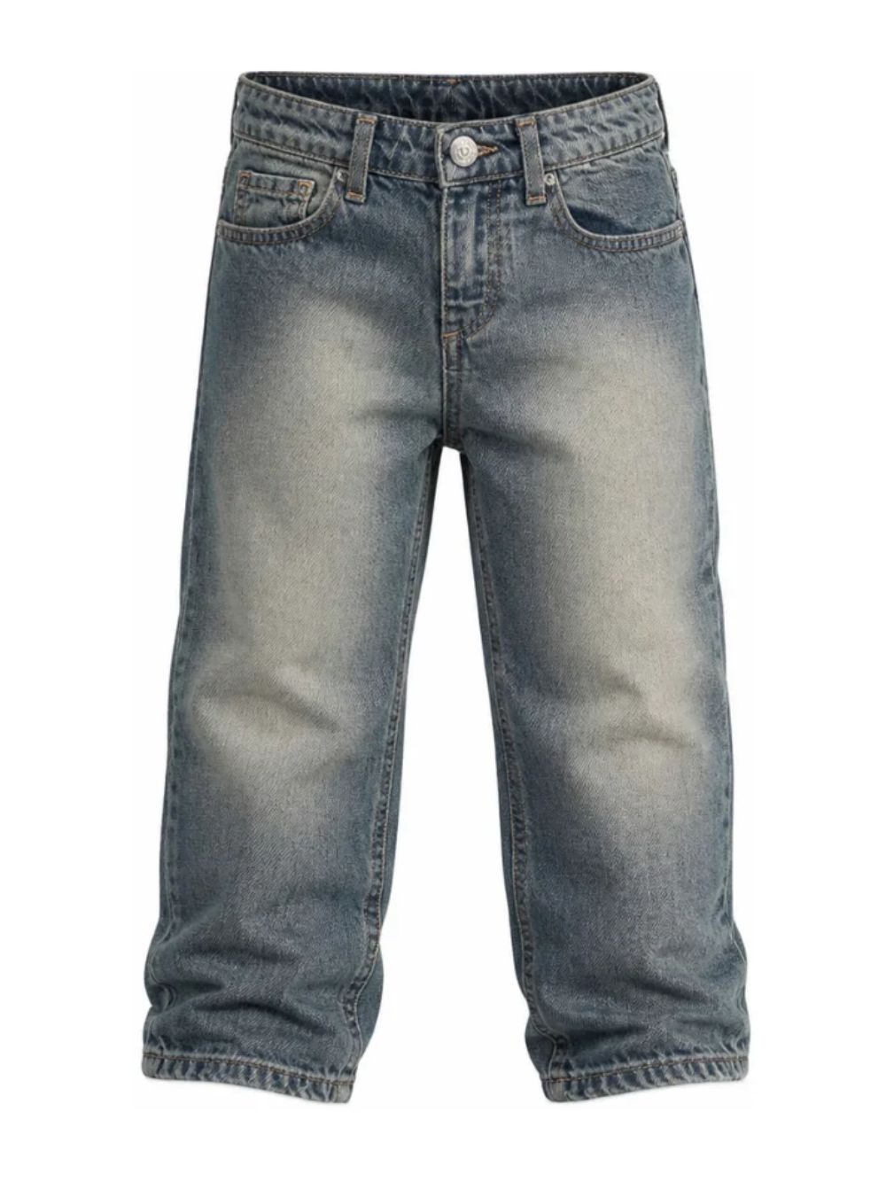 Jeans per bambino John Richmond Kids in denim con effetto sbiadito RBA26150JE DENIM DIRTY JOHN RICHMOND KIDS