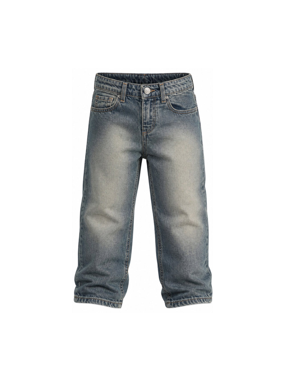 Jeans per bambino John Richmond Kids in denim con effetto sbiadito RBA26150JE DENIM DIRTY JOHN RICHMOND KIDS
