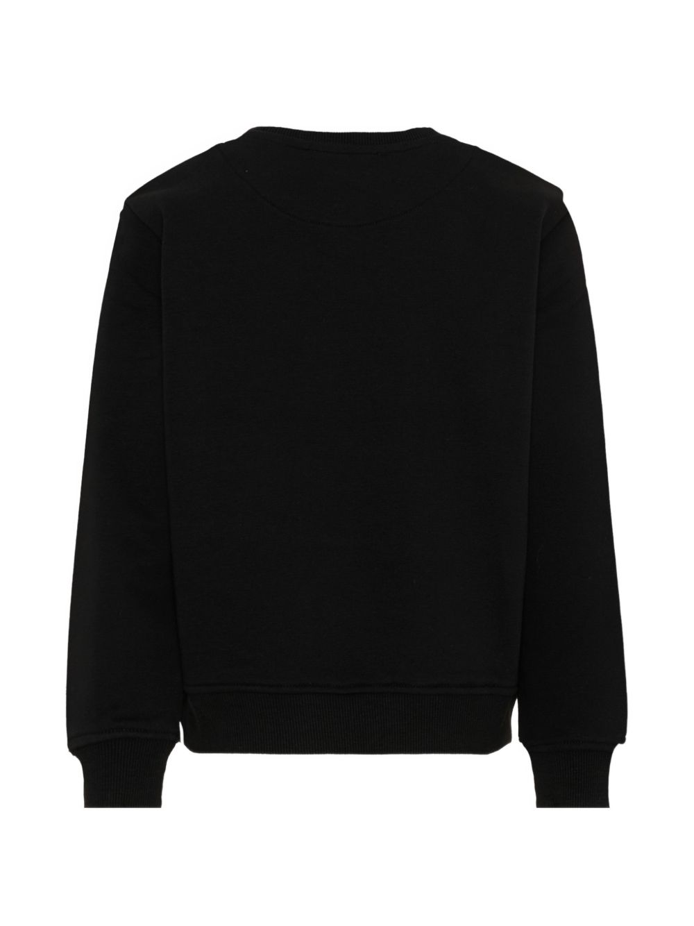 Felpa per bambino John Richmond Junior nera con stampa logo sul davanti RBA26176FE BLACK JOHN RICHMOND KIDS