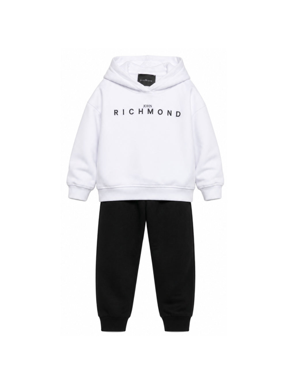 Completo per bambina John Richmond Junior multicolore con stampa logo RGA26020CF WHITE JOHN RICHMOND KIDS