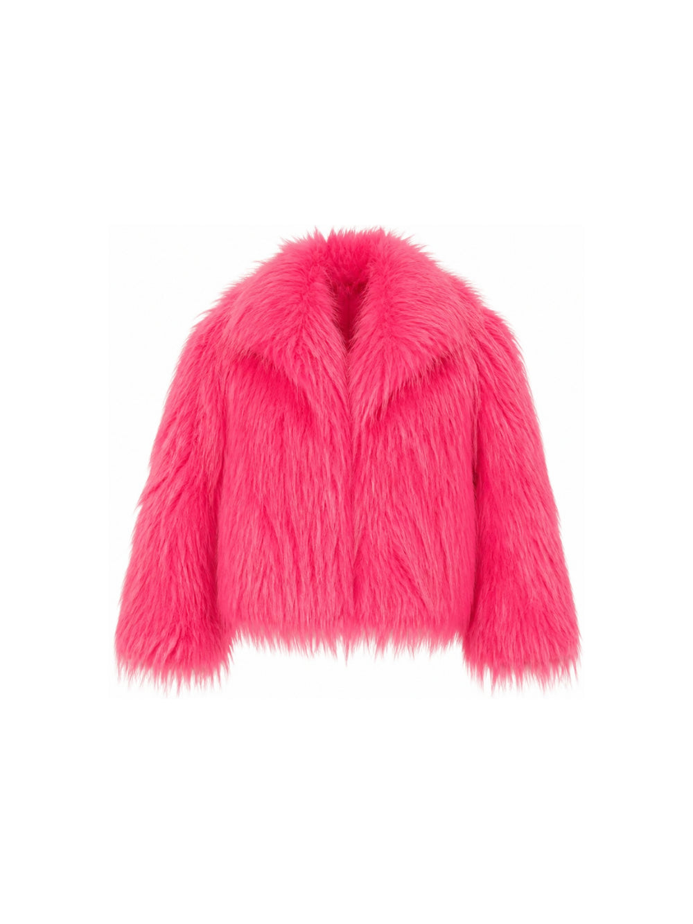 Giacca per bambina John Richmond Kids fucsia in pelliccia sintetica RGA26127PL ORCHID JOHN RICHMOND KIDS