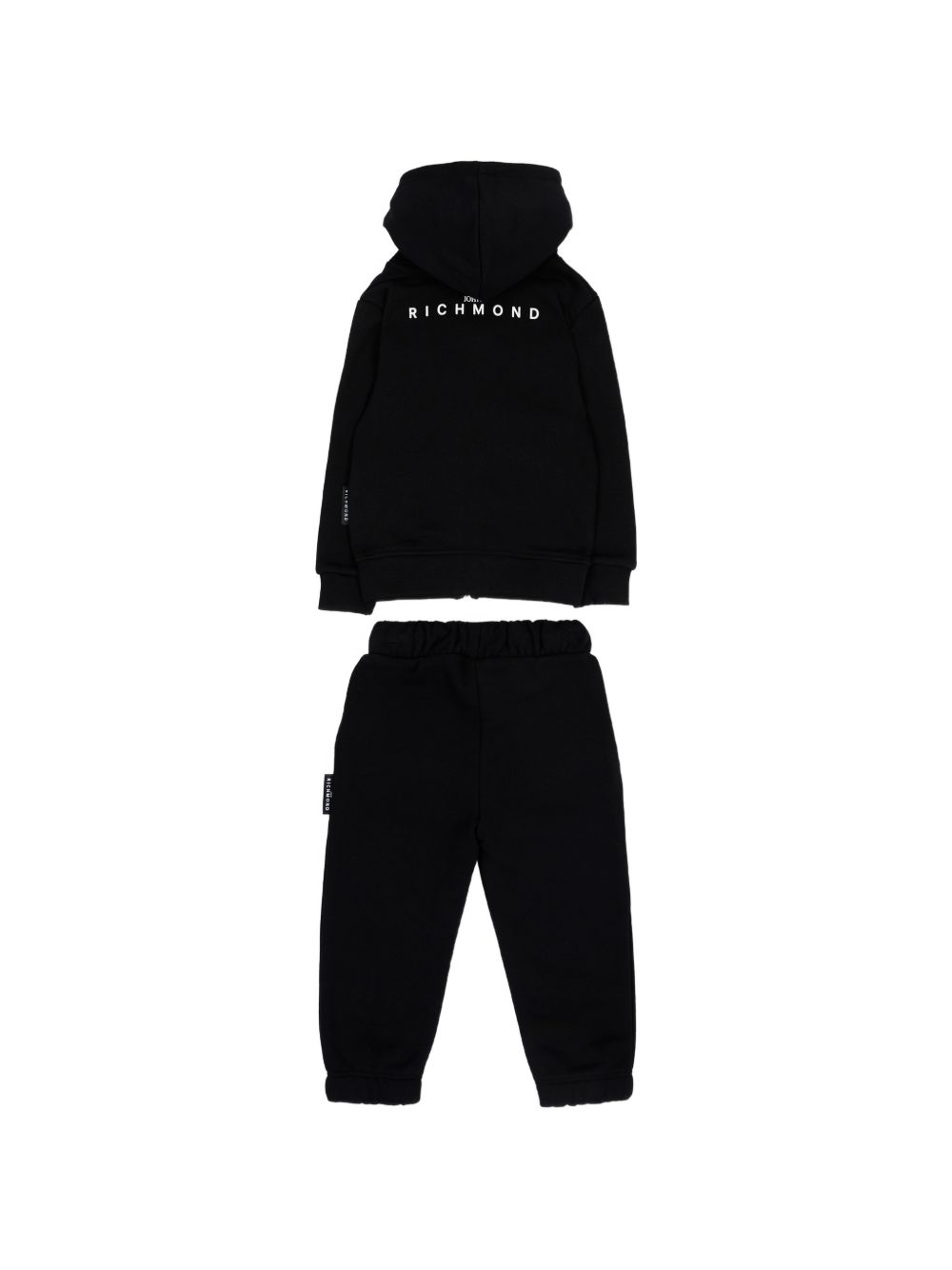 Completo per neonato John Richmond Kids nero con applicazione logo RIA26001CF BLACK JOHN RICHMOND KIDS