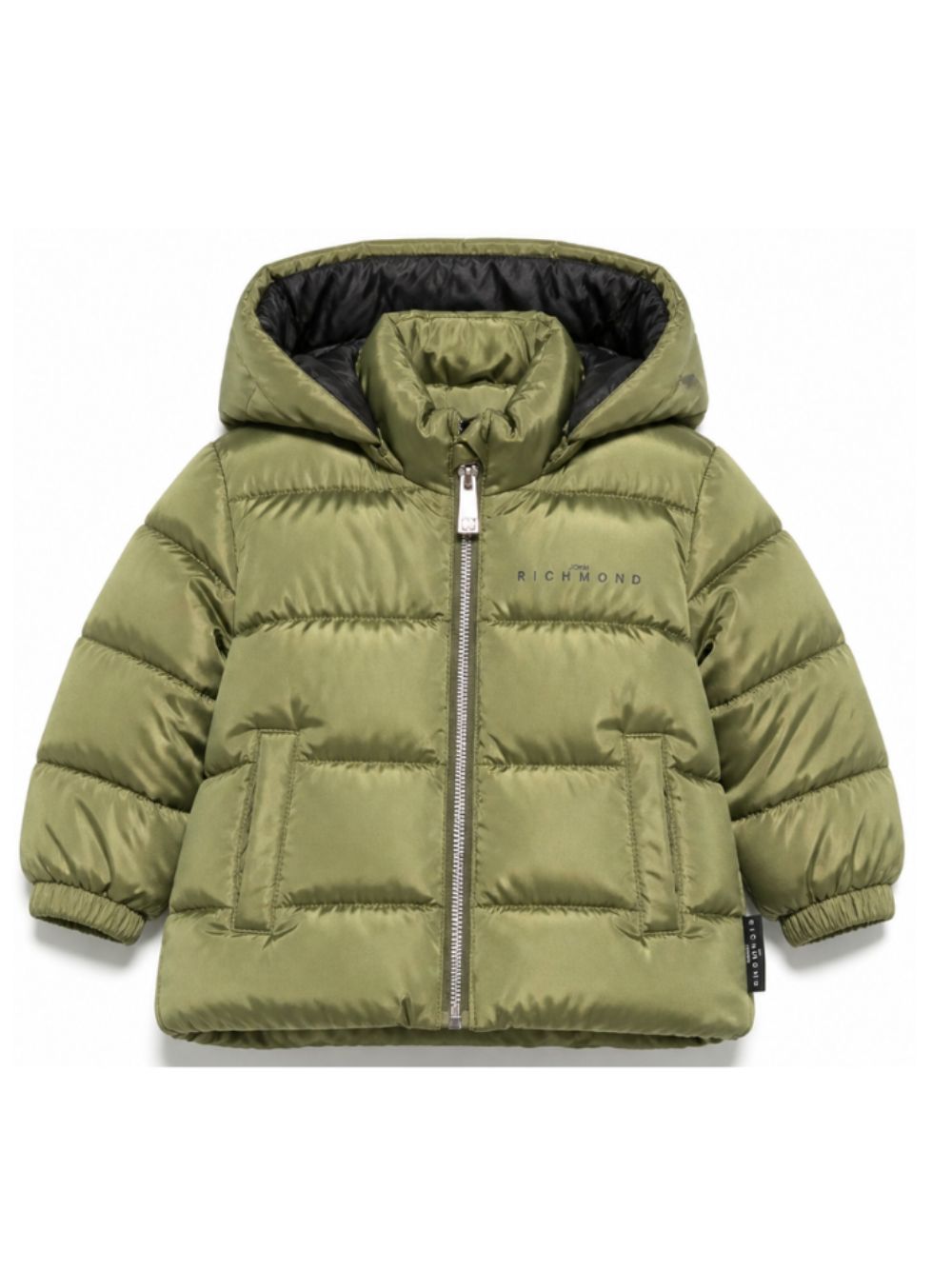 Giubbino per neonato John Richmond Kids verde con design imbottito RIA26007PI GREEN MILITARY JOHN RICHMOND KIDS