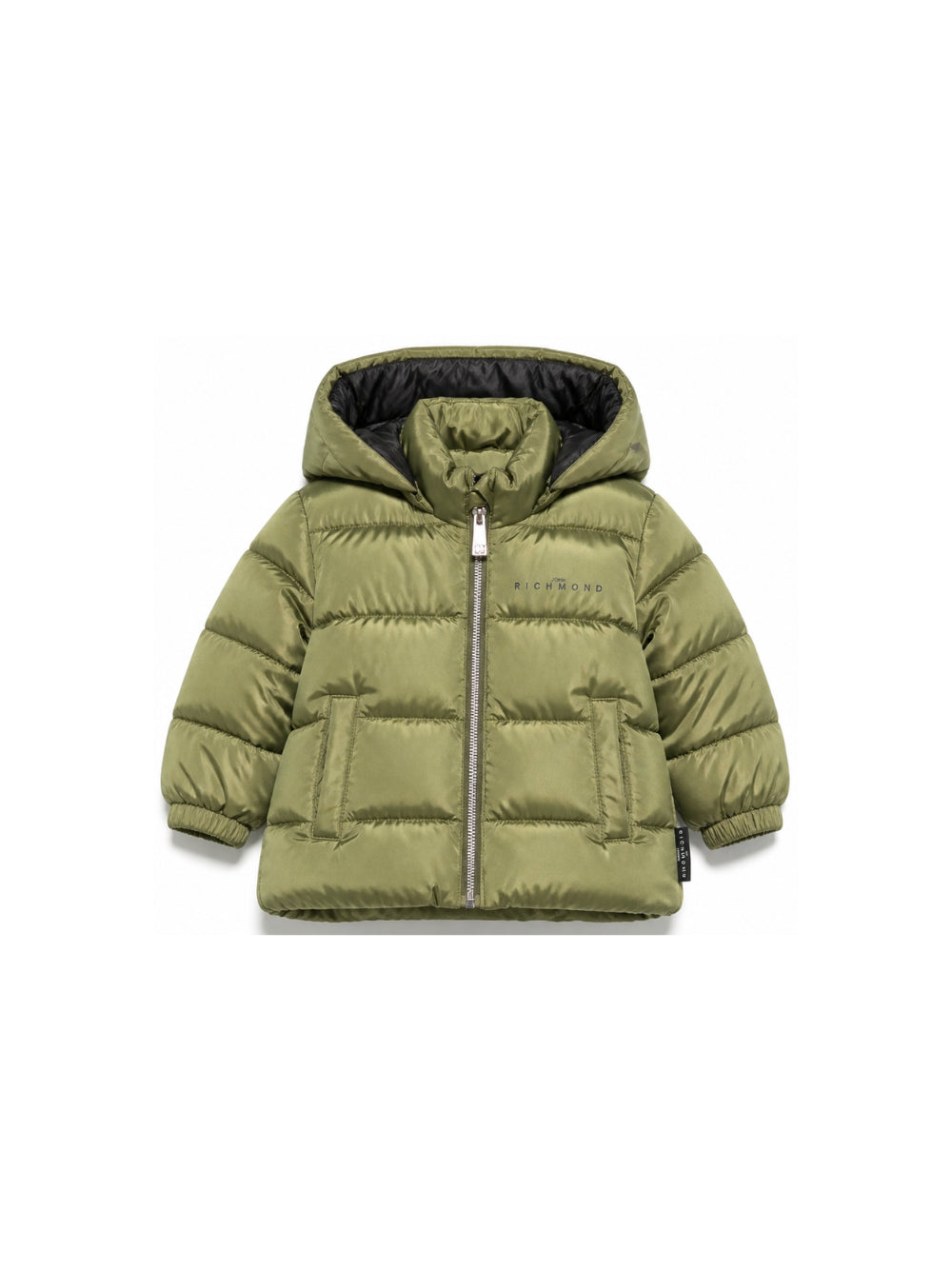 Giubbino per neonato John Richmond Kids verde con design imbottito RIA26007PI GREEN MILITARY JOHN RICHMOND KIDS