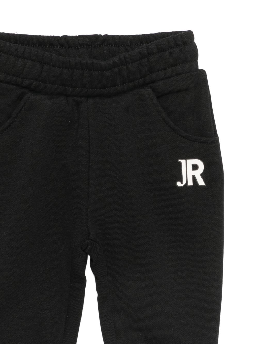 Completo per neonati John Richmond Kids bianco e nero con logo sul davanti RIA26011CF OFF-WHITE JOHN RICHMOND KIDS