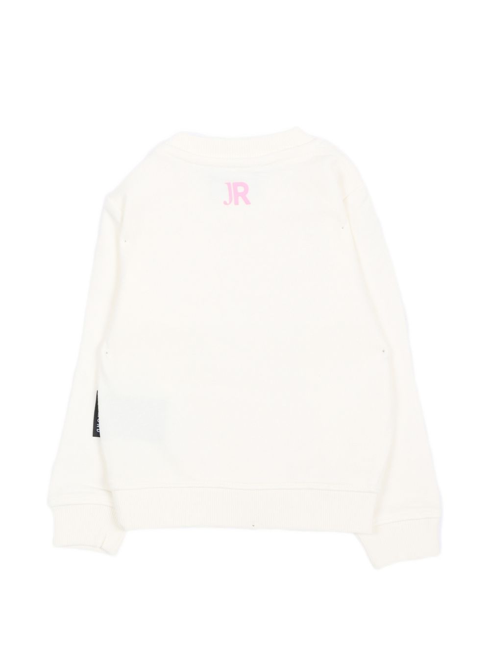 Felpa per neonata John Richmond Kids bianca con stampa logo RIA26023FE OFF-WHITE JOHN RICHMOND KIDS
