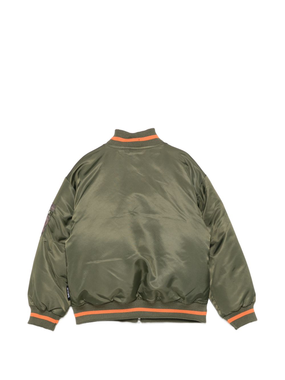 Bomber per bambino Just Cavalli Kids verde con applicazione sulla manica JBA26037GB CYPRESS JUST CAVALLI KIDS