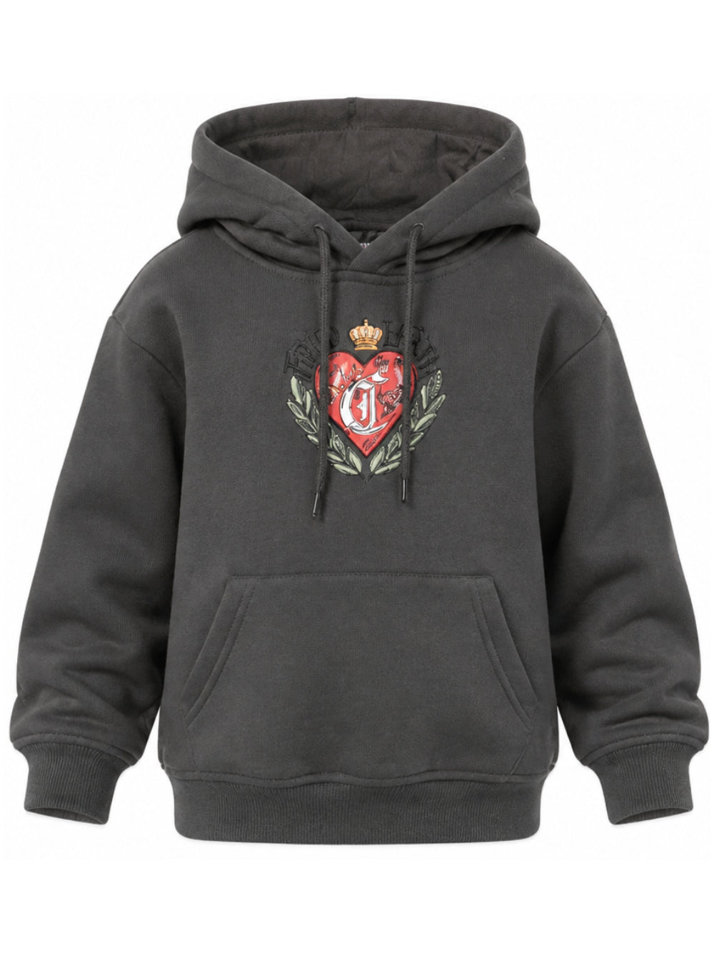 Felpa per bambino Just Cavalli Kids grigia con applicazione JBA26131FE GREY DARK JUST CAVALLI KIDS