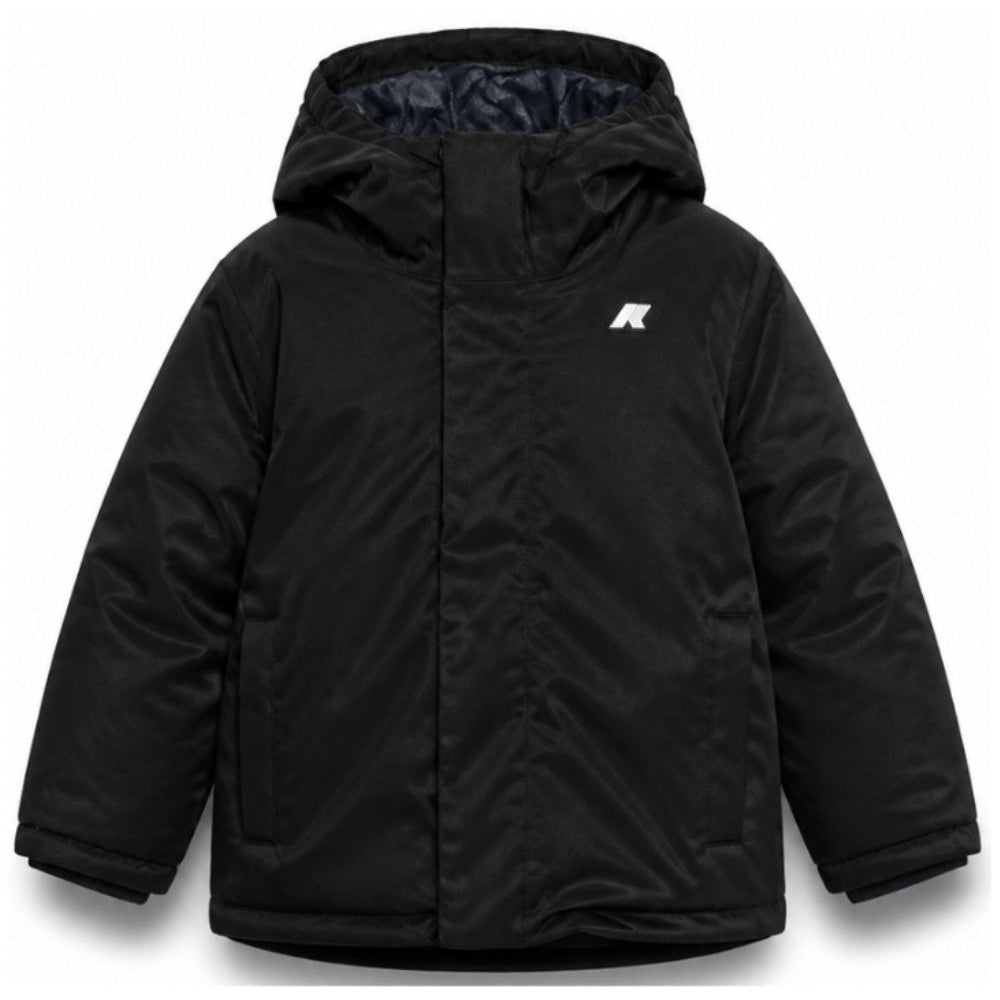 Giubbino P. Jacko Twill Marmotta per bambino K-WAY Kids nero con caratteristica imbottitura PrimaLoft® K1128FW AL8 K-WAY KIDS