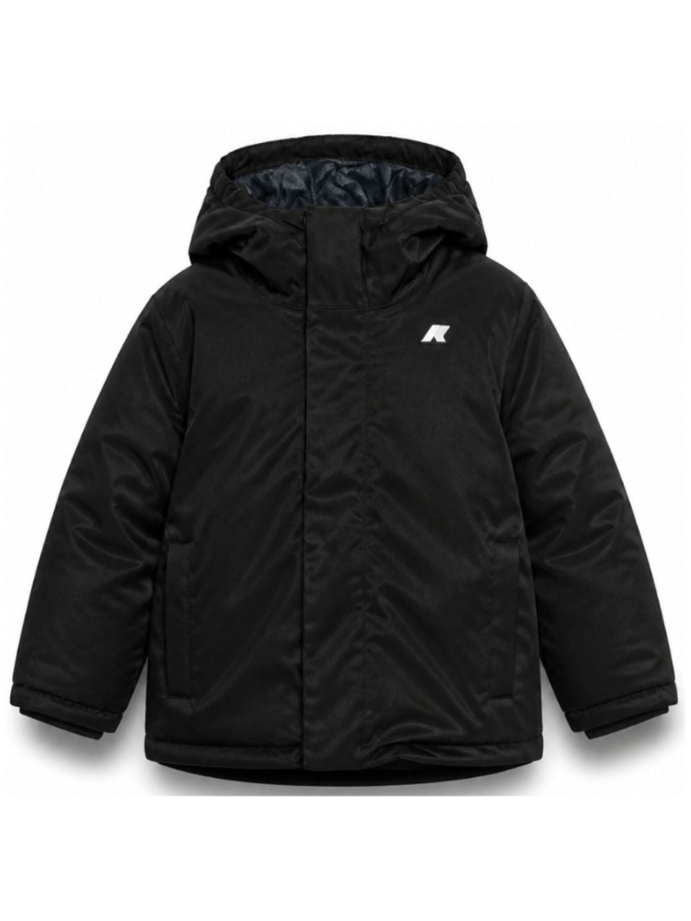 Giubbino P. Jacko Twill Marmotta per bambino K-WAY Kids nero con caratteristica imbottitura PrimaLoft® K1128FW AL8 K-WAY KIDS
