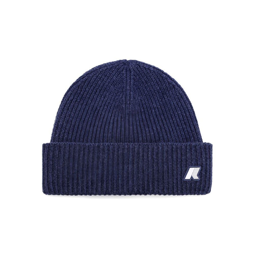 Cappello per bambini K-WAY Kids blu con trama a coste K31358W K89 K-WAY KIDS