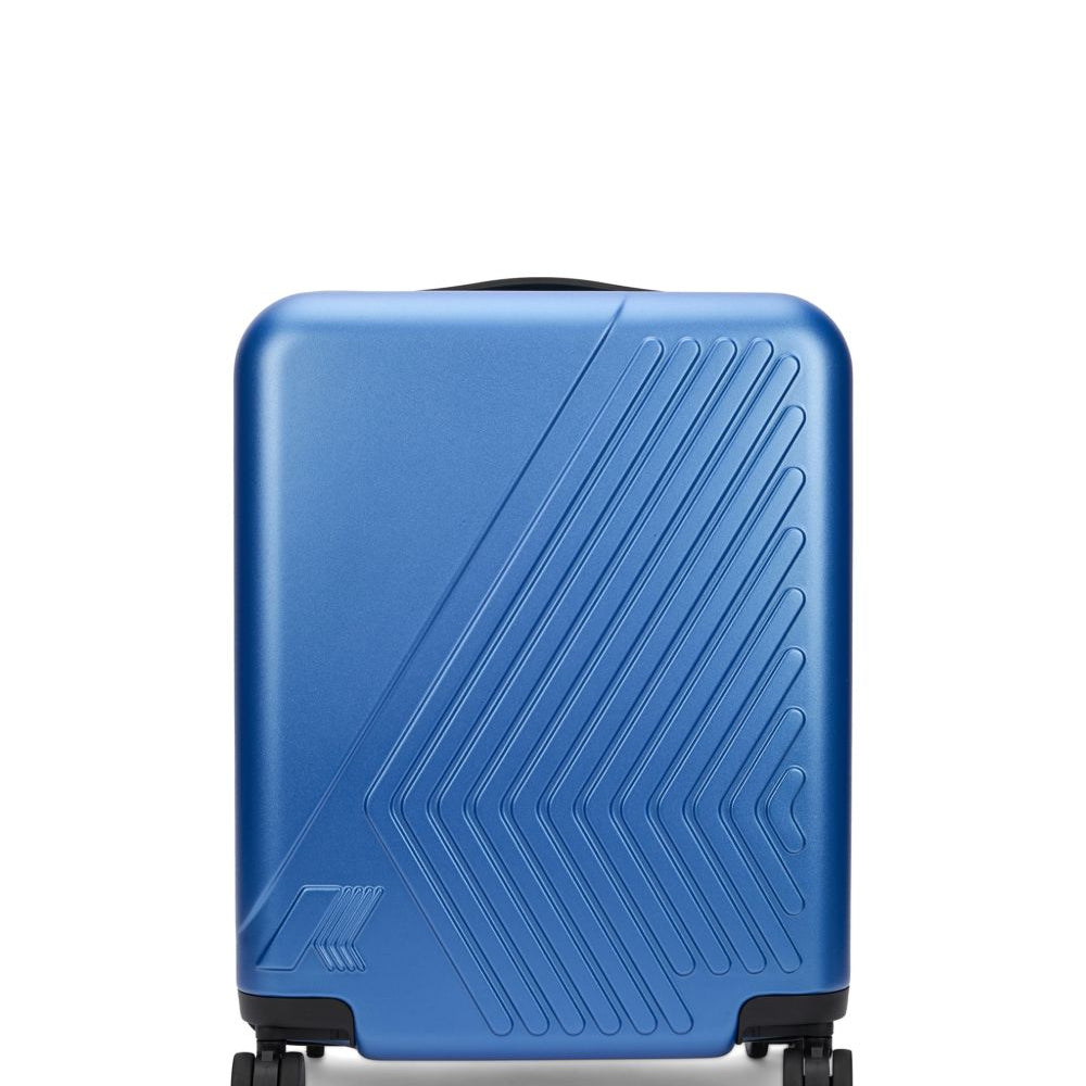 Trolley Eudoxie K-WAY blu con guscio in policarbonato K4125ZW 063 K-WAY KIDS