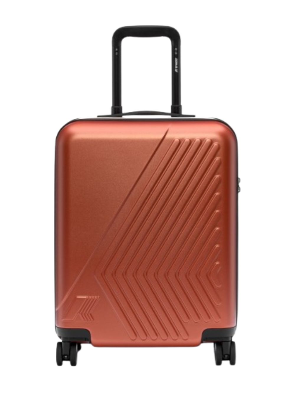 Trolley Eudoxie K-WAY arancione con logo stampato all-over K4125ZW 896 K-WAY KIDS