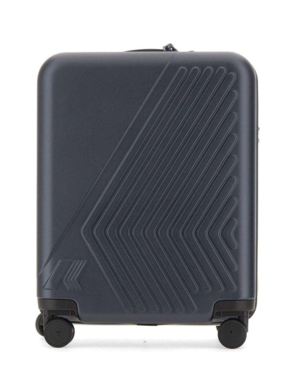 Trolley Eudoxie K-WAY blu con logo stampato all-over K4125ZW K89 K-WAY KIDS