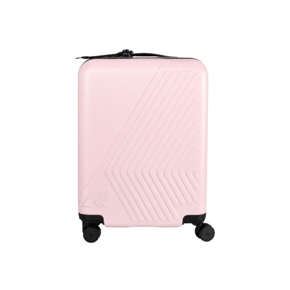 Trolley Eudoxie K-WAY rosa con logo stampato all-over K4125ZW W4U K-WAY KIDS