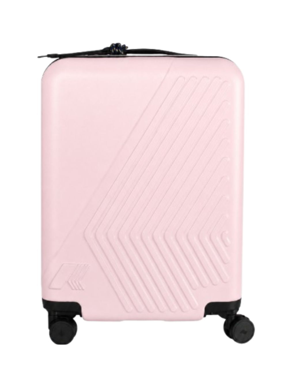 Trolley Eudoxie K-WAY rosa con logo stampato all-over K4125ZW W4U K-WAY KIDS