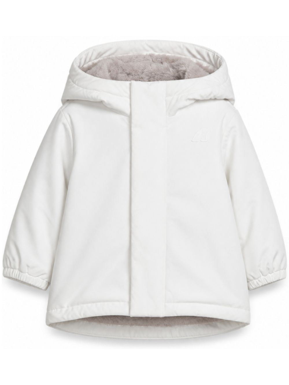 Giubbino E. Jack per neonati K Way Kids bianco con design classico K4133HW DCV K-WAY KIDS