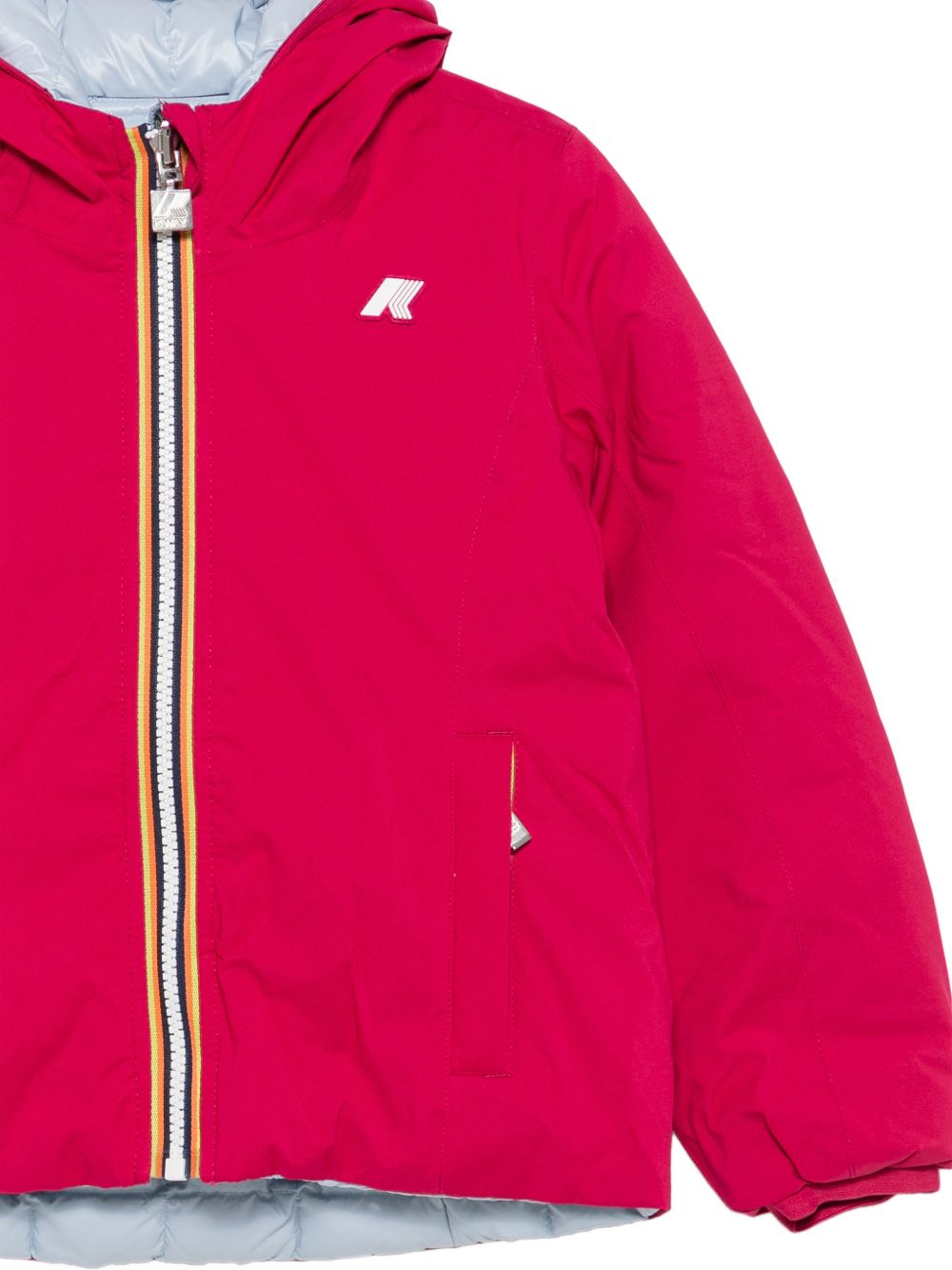 Giacca per bambina K Way Kids fucsia P.Lily ST Thermo con cappuccio K5123QW DA5 K-WAY KIDS