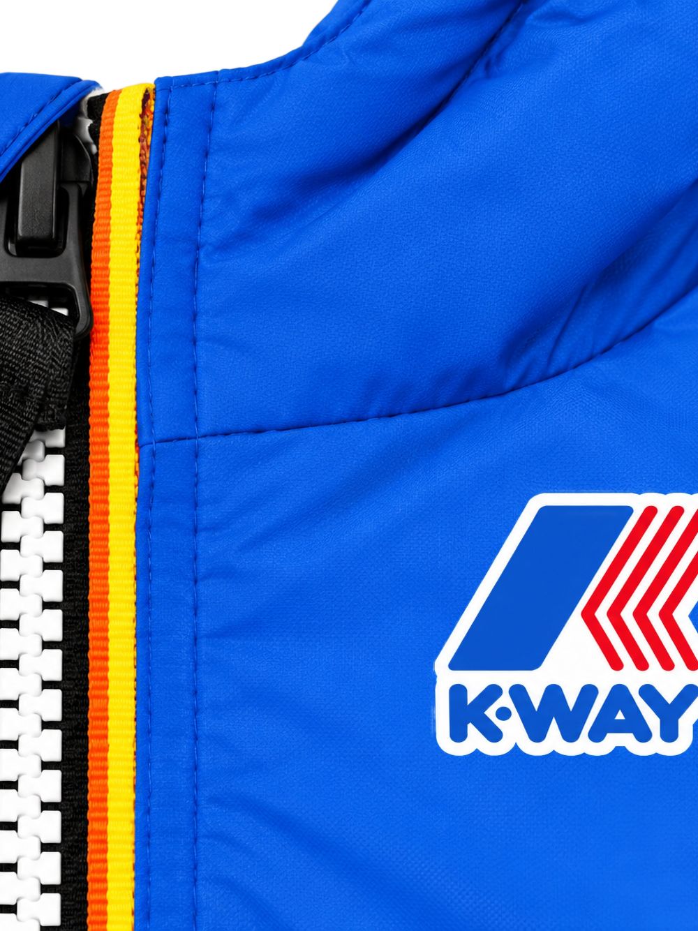Giubbino per neonati K-Way Kids blu con fodera in pile K7142RW 063 K-WAY KIDS