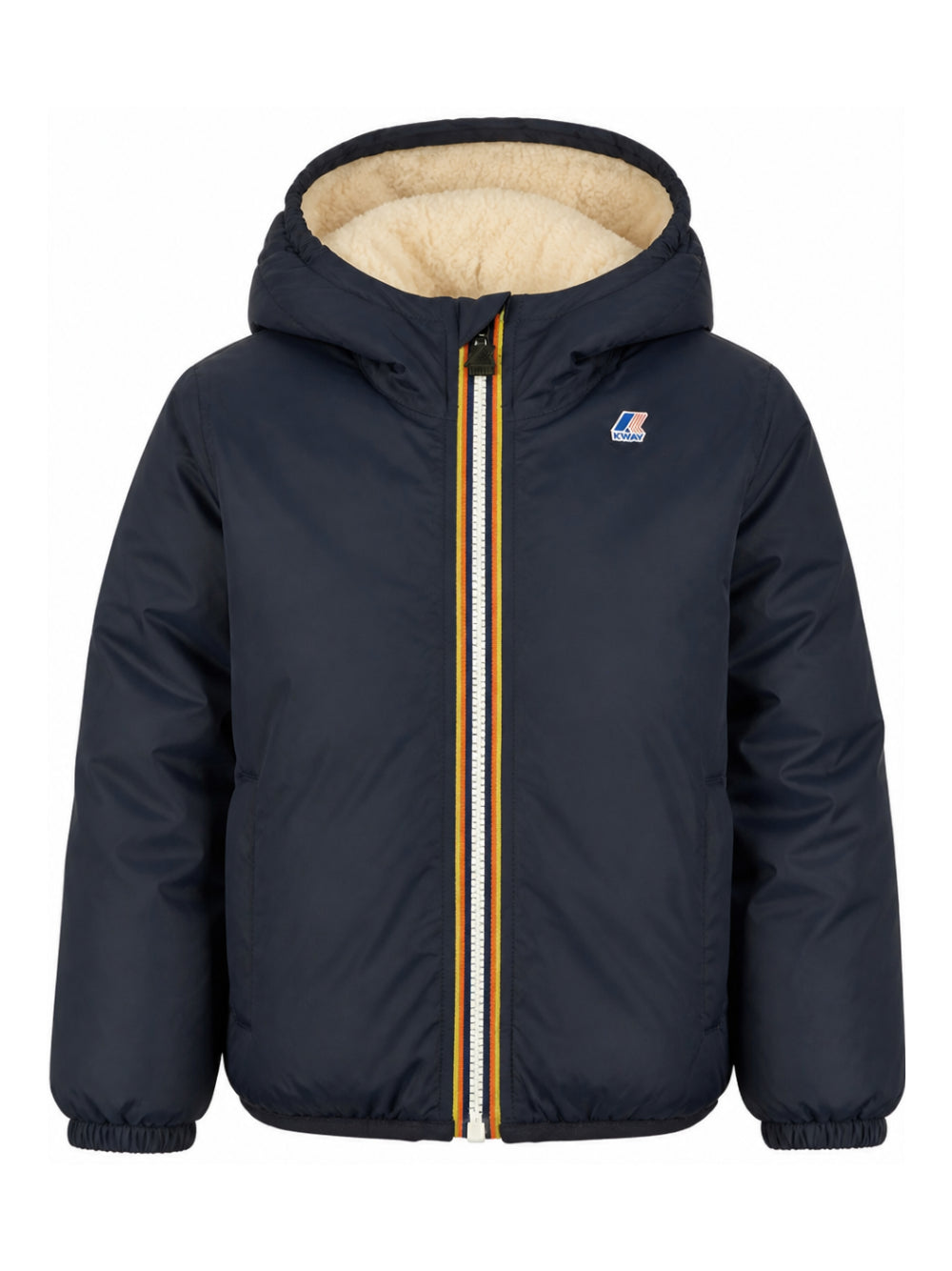 Giacca per bambino K Way Kids blu Le Vrai 4.0 Claude Orsetto K7142TW K89 K-WAY KIDS