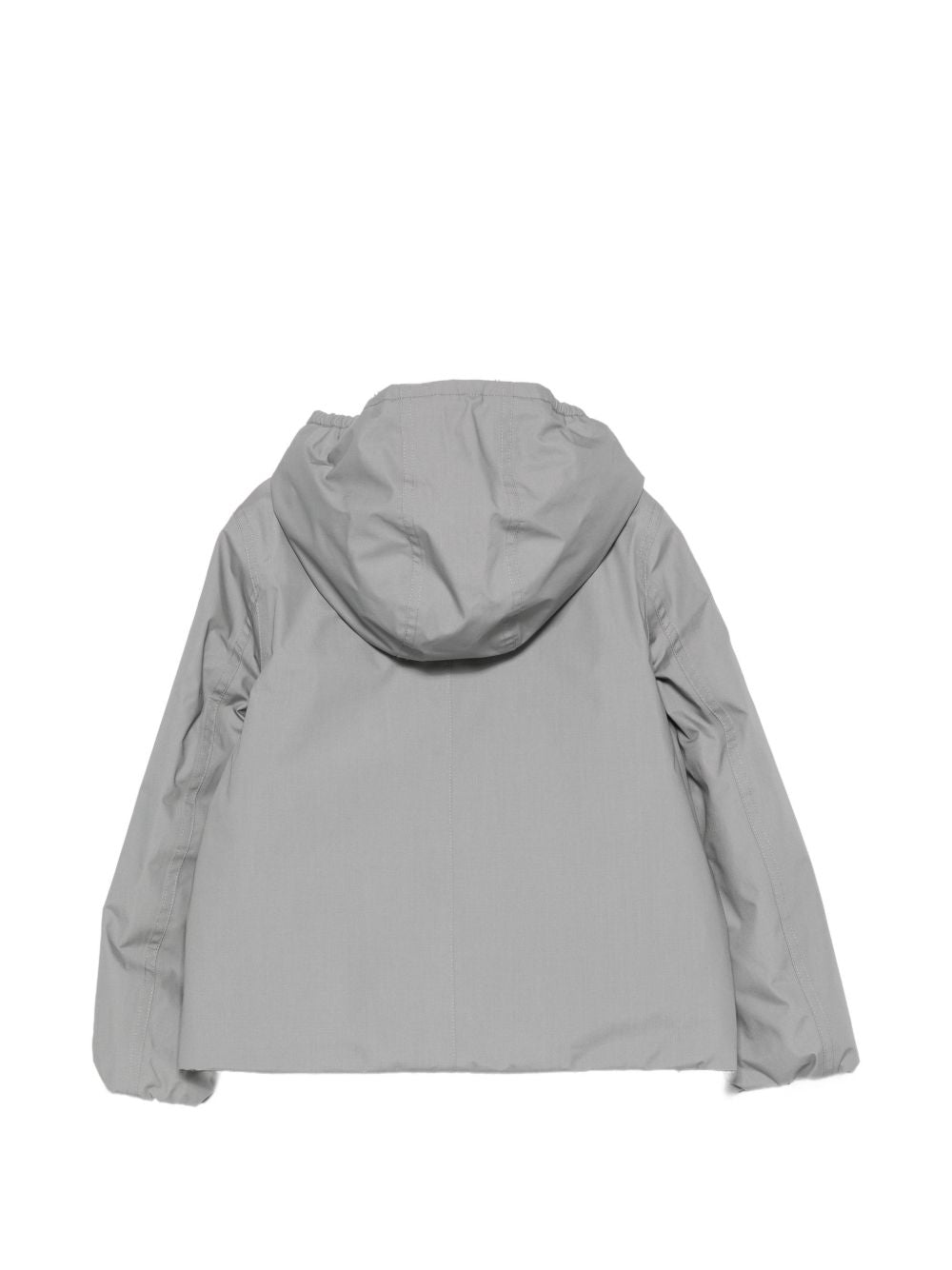 Impermeabile per bambino K Way Kids grigio con cappuccio e logo K8145DW 411 K-WAY KIDS