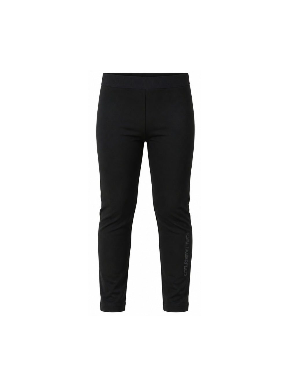 Leggins per bambina Karl Lagerfeld Kids neri con design elasticizzato Z31317 09B KARL LAGERFELD KIDS