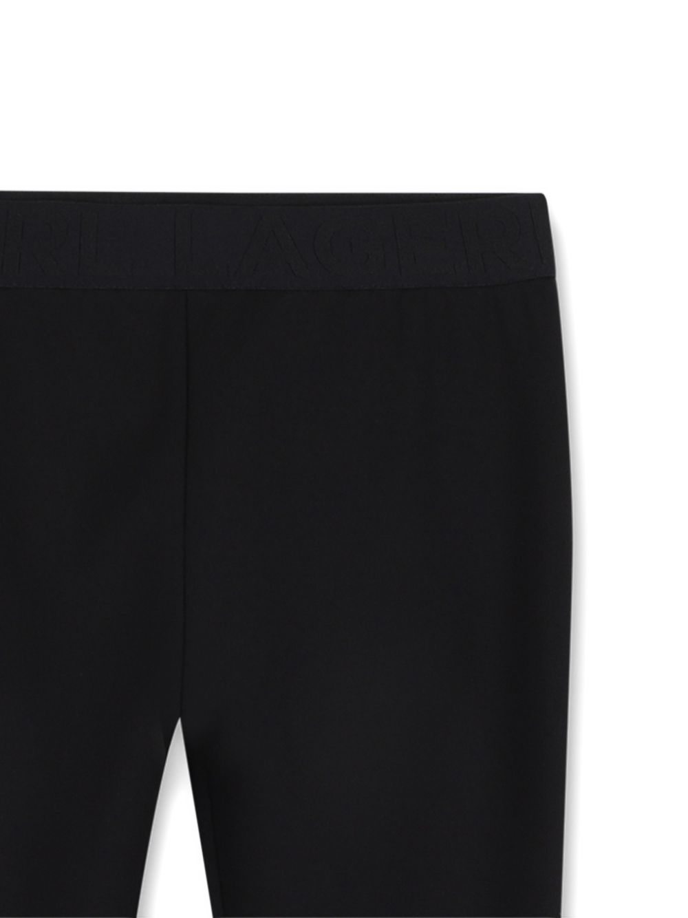 Leggins per bambina Karl Lagerfeld Kids neri con design elasticizzato Z31317 09B KARL LAGERFELD KIDS
