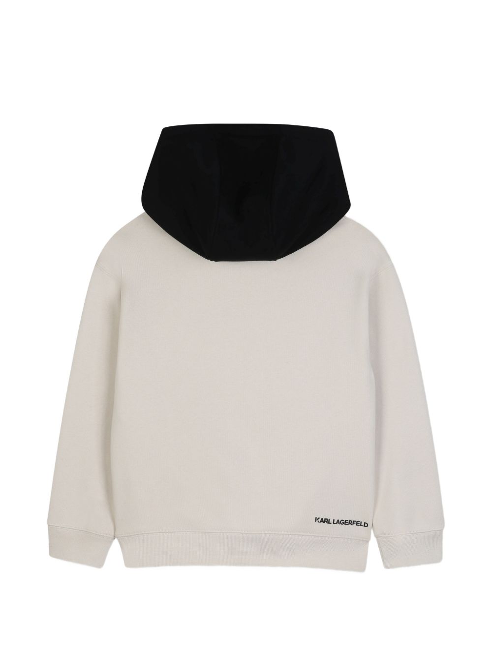 Felpa per bambino Karl Lagerfel Kids beige con logo sul davanti Z31372 184 KARL LAGERFELD KIDS