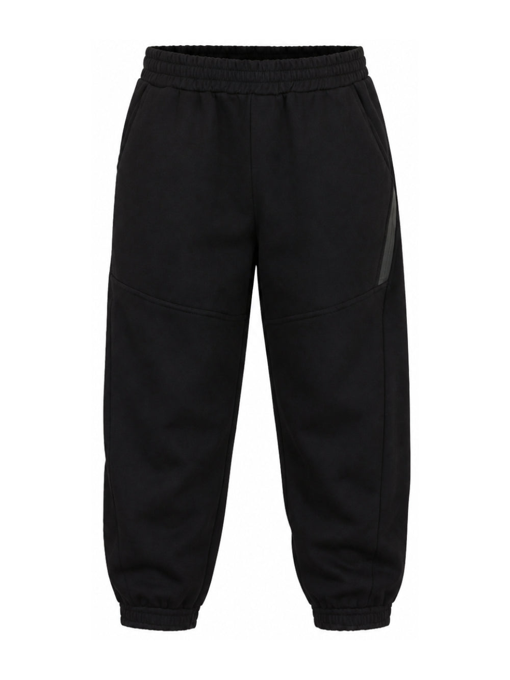 Pantaloni sportivi per bambino Karl Lagerfeld Kids neri con stampa Z31385 09B KARL LAGERFELD KIDS