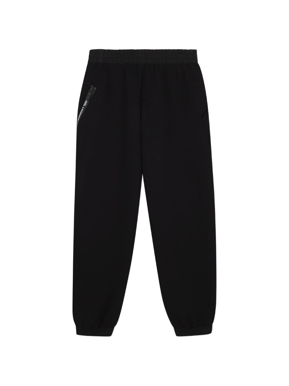 Pantaloni sportivi per bambino Karl Lagerfeld Kids neri con stampa Z31385 09B KARL LAGERFELD KIDS