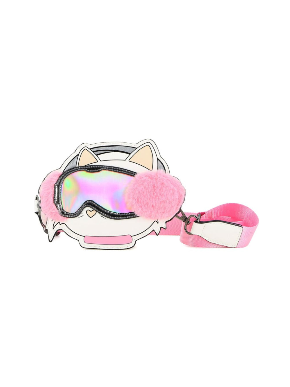 Borsa a spalla per bambina Karl Lagerfel Kids rosa a forma di Choupette Z31436 10P KARL LAGERFELD KIDS