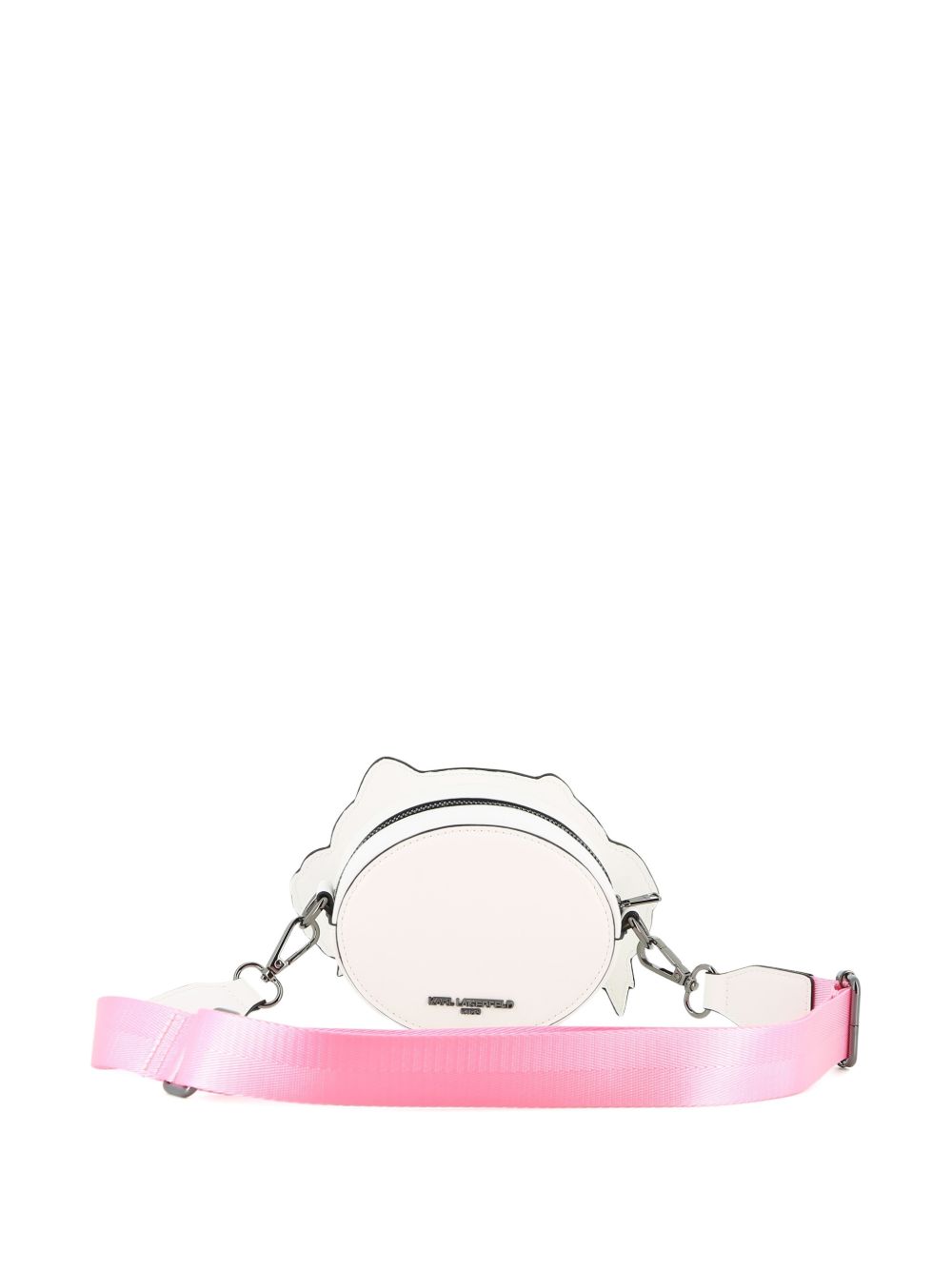 Borsa a spalla per bambina Karl Lagerfel Kids rosa a forma di Choupette Z31436 10P KARL LAGERFELD KIDS