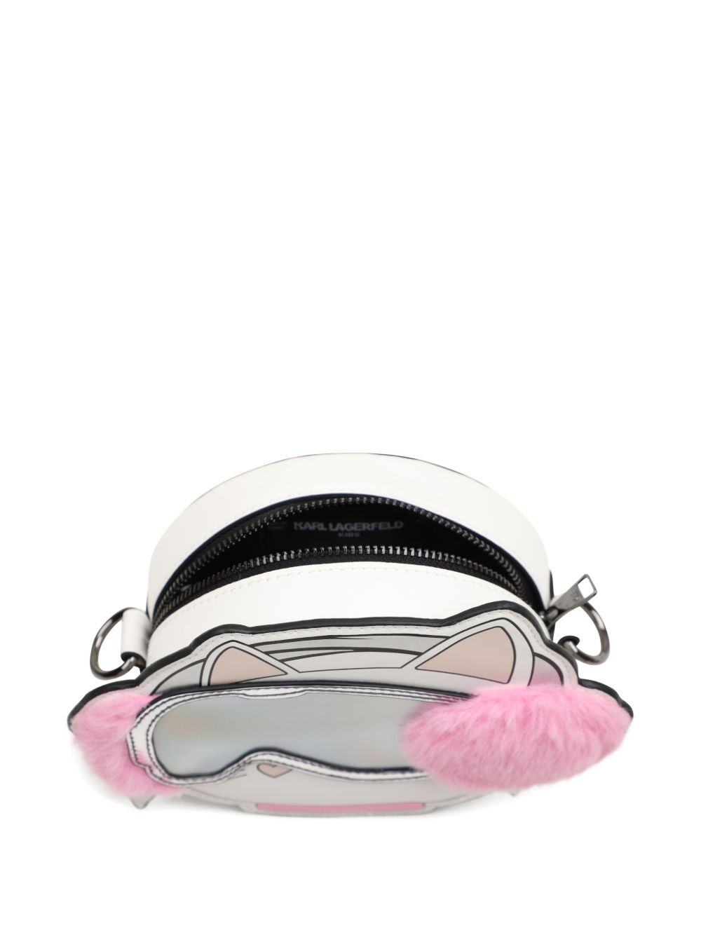 Borsa a spalla per bambina Karl Lagerfel Kids rosa a forma di Choupette Z31436 10P KARL LAGERFELD KIDS